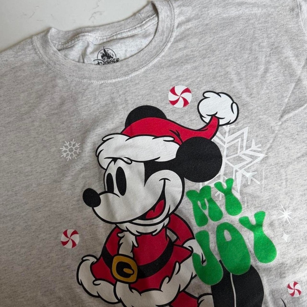 Disney Parks Walt Disney World Mickey Mouse Christmas My Joy T Shirt Adult Large